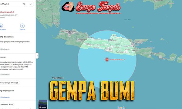 Gempa M5.8 Mengguncang Gunungkidul
