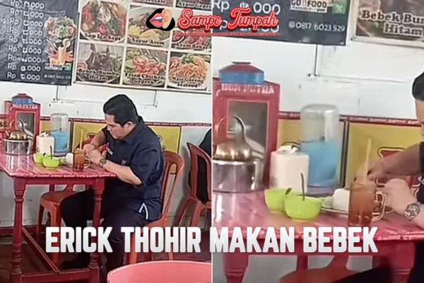 Erick Tohir Nikmati Bebek