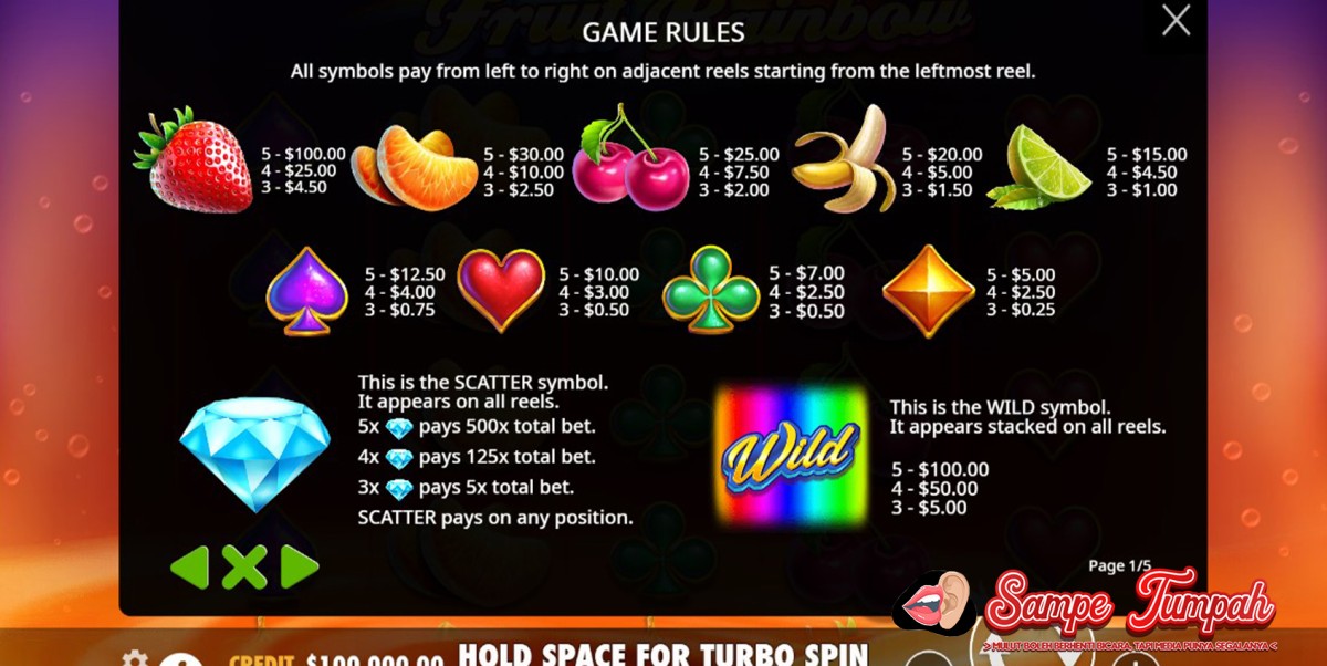 Fruit Rainbow Slot