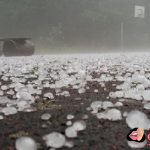 Hujan Es di Palembang