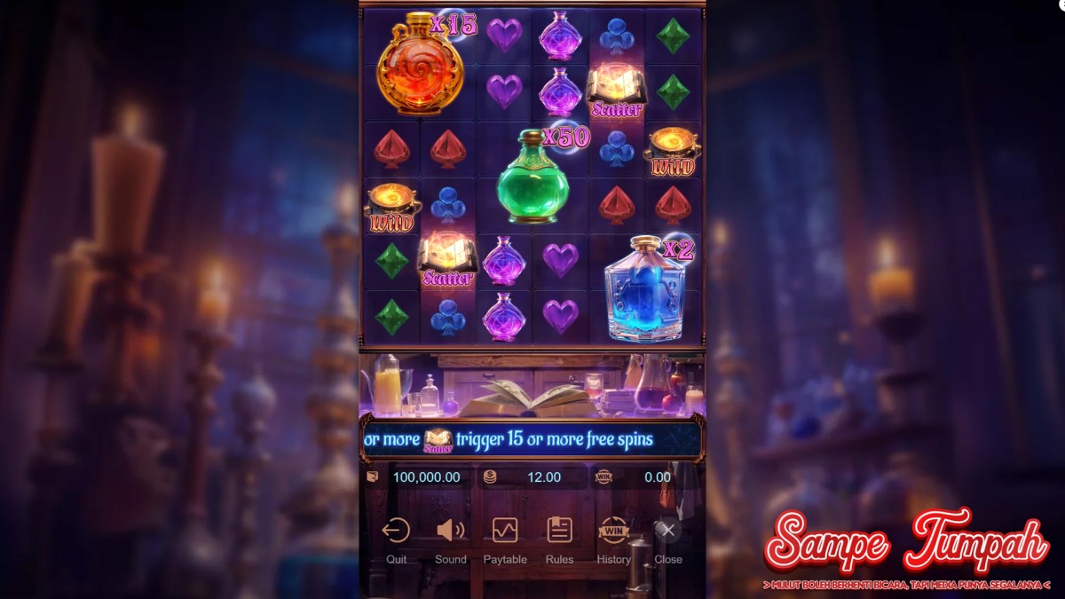 Mystic Potion: Slot Kekuatan Magis dalam Setiap Tetes Ramuan!