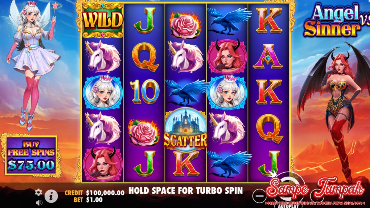 Uji Nyali di Angel vs Sinner: Slot Gacor dengan Hadiah Surgawi!