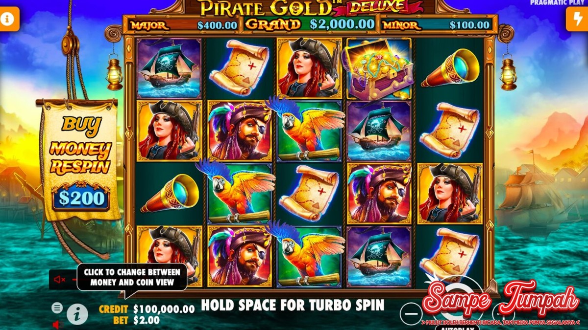 Slot Online Pirate Gold Deluxe Fitur Jackpot Progresif Unggulan