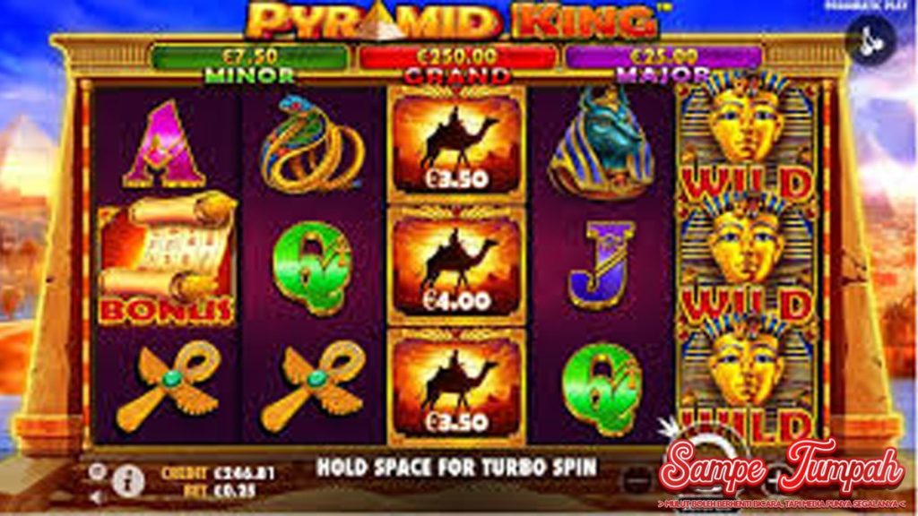 Slot Online Pyramid King 3 Pesona Unik Gurun Terpendam