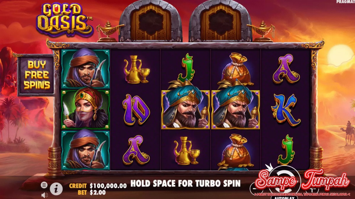 Gold Oasis Gali Autentik dengan Modal Slot Bet 200