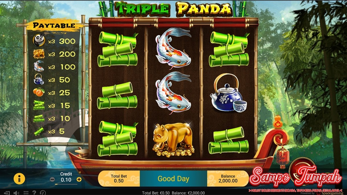 Slot Online Triple Panda 3 Panda Misteri Maxwin