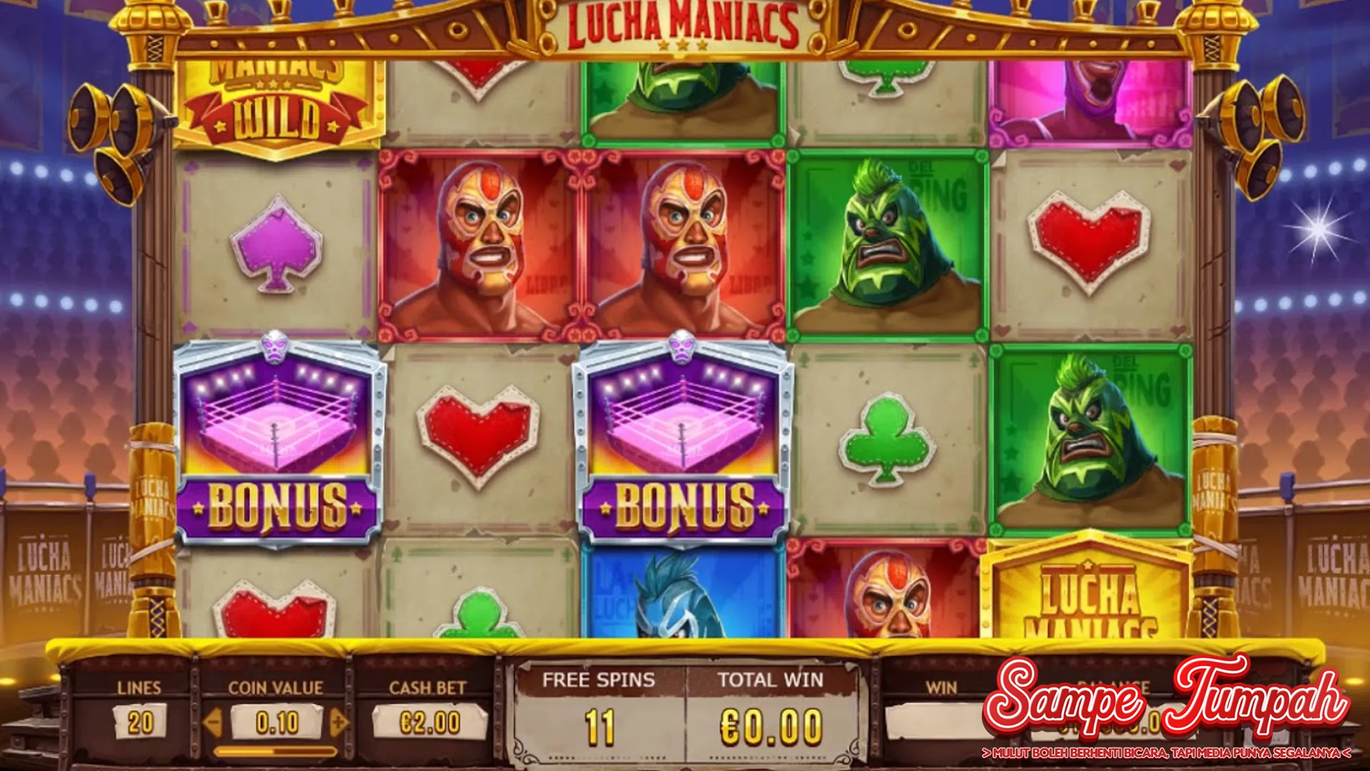 Lucha Maniacs Meledak Maut, Slot777 Sak Ndulit!