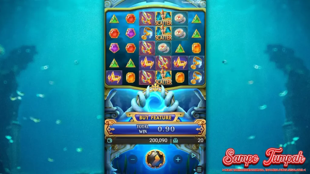 Treasure Atlantis Neptune Crown Keras 1 Mahkota Dewa